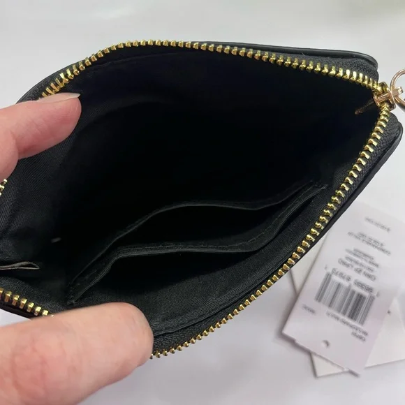 Coach Leopard Print Zip Wristlet Wallet - NWT - Picture 3 of 4